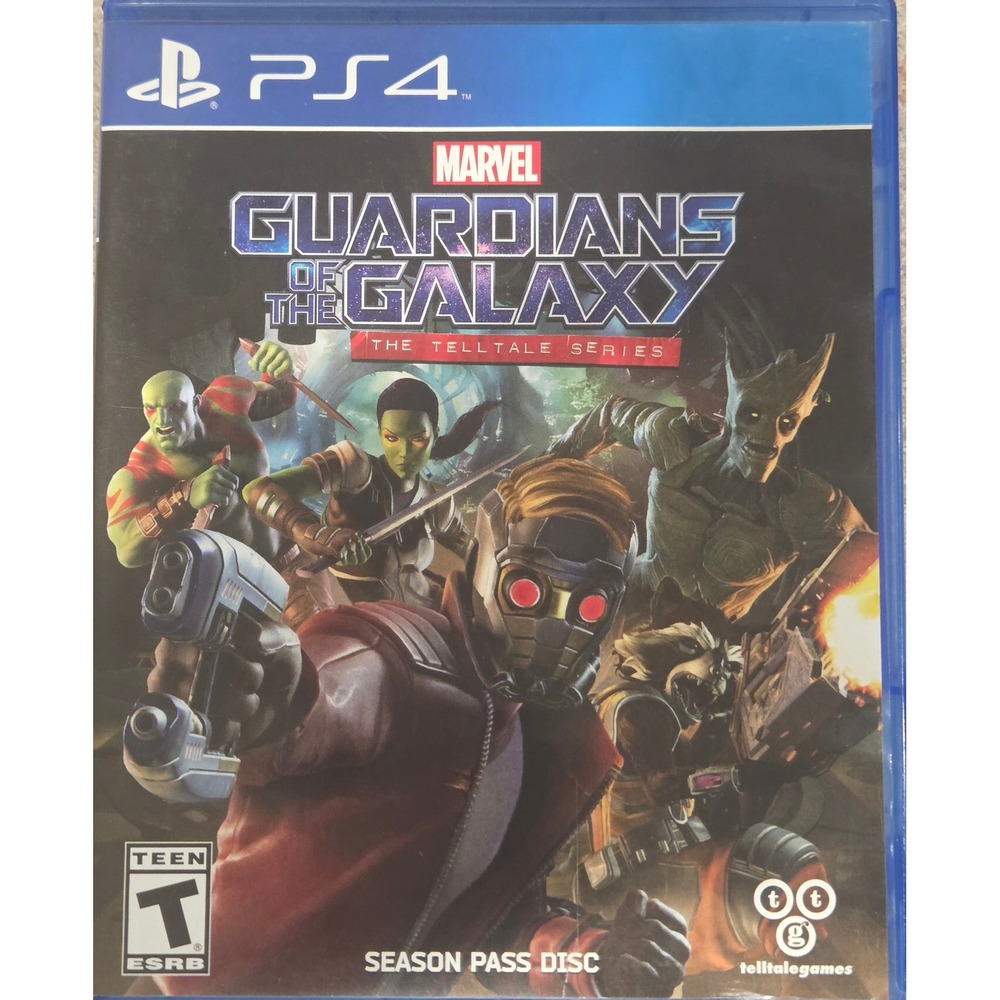 Marvels Guardians of the Galaxy Telltale Series PS4 Season Pass EUC No Scratches
